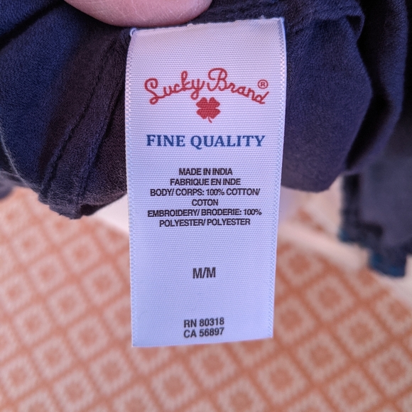 Lucky Brand peasant top in excellent condition, si - Picture 13 of 14